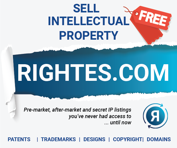 RightesIP's tweet photo. Sell #patent, #trademark, #copyright, #designpatent or #domainname rights? 
List #IP for #sale - #fast and #free.
Just in time for the @INTA 2022 conference. #INTA2022 https://t.co/CDfUgicPps
#IntellectualProperty #intellectualpropertyrights https://t.co/7oInrYJY1p