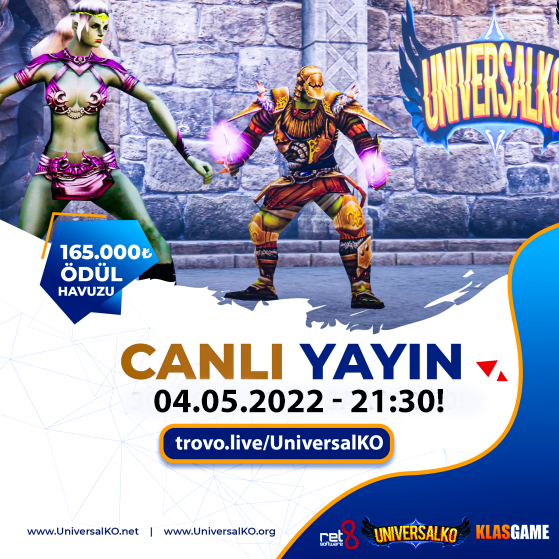 UniversalKo's tweet photo. Şeffaf yönetim, Rekabetçi MYKO
New Age of MYKO
Binlerce TL ve RB Çekilişlerimiz 4 Mayıs - 21.30'da Canlı Yayınımızda Sizlerle Olacak.
Aşağıdaki linkten ulaşabilirsiniz, Kaçırmayın!
Canlı Yayın : https://t.co/aSxQQPcE1X

#ret8acs | #knightonline | #universalko | #v1098 | #myko https://t.co/PcJTmprT4Z