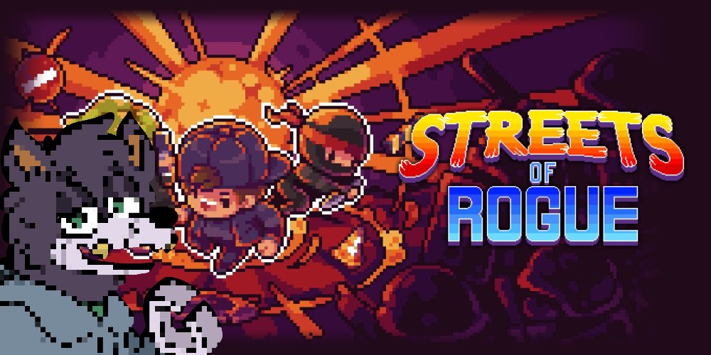 Cyberthewolf14's tweet photo. I'm 🔴 LIVE! with  Streets Of Rogue my co-host @xcluzive276 

https://t.co/S4ktLNpt1Q

#ENVtuber #vtuber #pngtuber #indiegame #thetakeover https://t.co/Q8PWv3a07W