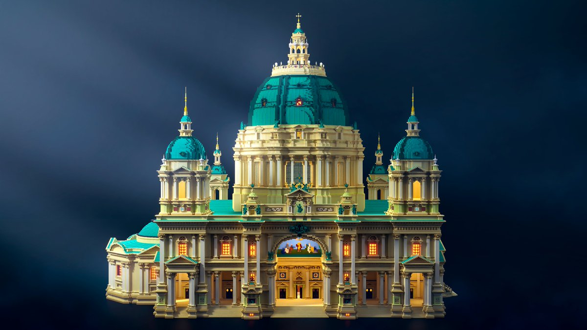 ShapeWorks_'s tweet image. ꧁ ╢⛪ 𝕮𝖆𝖙𝖍𝖊𝖉𝖗𝖆𝖑 𝐂𝐨𝐦𝐩𝐞𝐭𝐢𝐭𝐢𝐨𝐧⛪ ╟꧂

◭ First place medal🥇goes to @Juebuilds  with his incredible solo 𝓑𝓪𝓻𝓸𝓺𝓾𝓮 cathedral 
and is therefore the 𝑾𝑰𝑵𝑵𝑬𝑹 of this Competition🏆🏆🏆