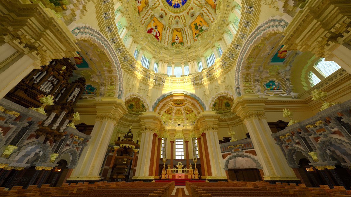 ShapeWorks_'s tweet image. ꧁ ╢⛪ 𝕮𝖆𝖙𝖍𝖊𝖉𝖗𝖆𝖑 𝐂𝐨𝐦𝐩𝐞𝐭𝐢𝐭𝐢𝐨𝐧⛪ ╟꧂

◭ First place medal🥇goes to @Juebuilds  with his incredible solo 𝓑𝓪𝓻𝓸𝓺𝓾𝓮 cathedral 
and is therefore the 𝑾𝑰𝑵𝑵𝑬𝑹 of this Competition🏆🏆🏆