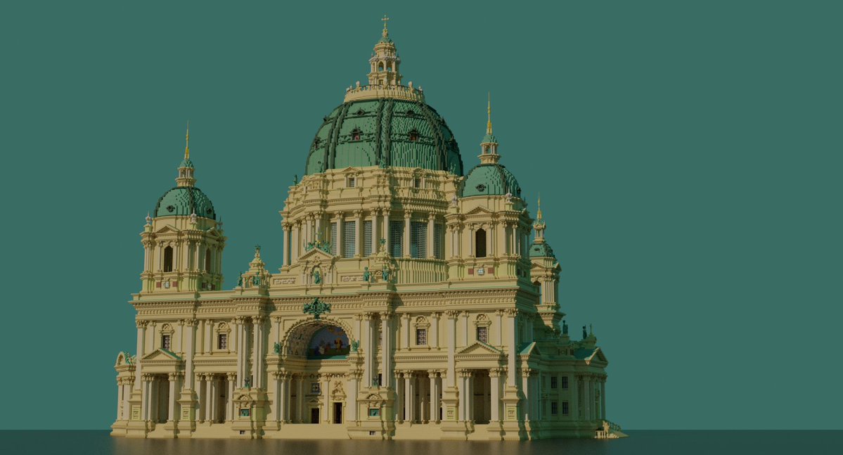 ShapeWorks_'s tweet image. ꧁ ╢⛪ 𝕮𝖆𝖙𝖍𝖊𝖉𝖗𝖆𝖑 𝐂𝐨𝐦𝐩𝐞𝐭𝐢𝐭𝐢𝐨𝐧⛪ ╟꧂

◭ First place medal🥇goes to @Juebuilds  with his incredible solo 𝓑𝓪𝓻𝓸𝓺𝓾𝓮 cathedral 
and is therefore the 𝑾𝑰𝑵𝑵𝑬𝑹 of this Competition🏆🏆🏆