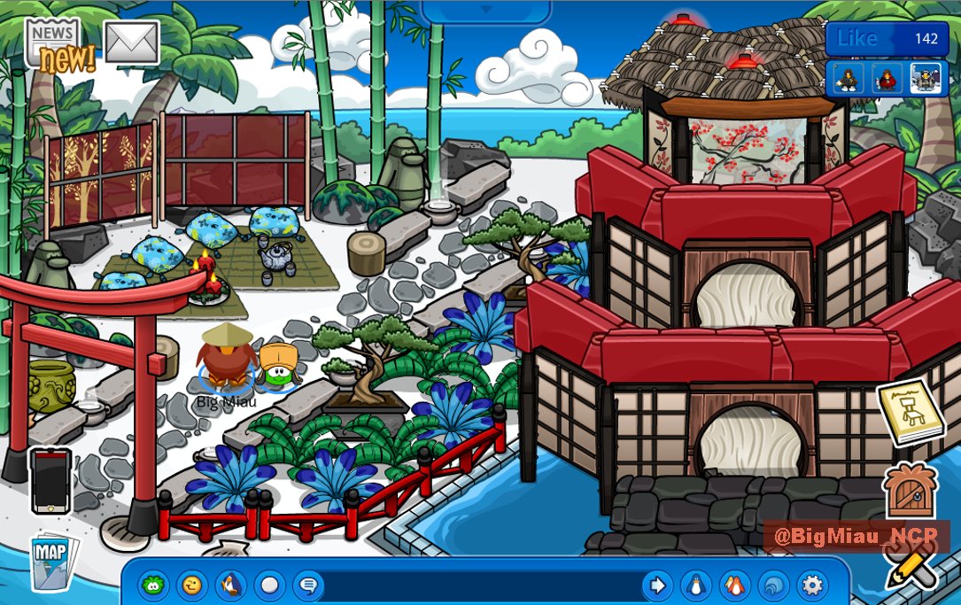 BigMiau_CPPS's tweet photo. My Pagoda/ Japanese Temple Igloo 🉐 in @NewCIubPenguin https://t.co/KWqniU3C8G
