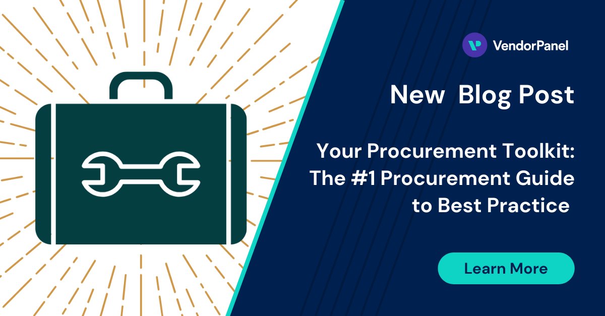 VendorPanel's tweet image. Are you up to date with the latest in #procurement best practice? This toolkit has links to all the latest guides, articles, and checklists to help you stay up to speed. hubs.li/Q019gb6Z0
