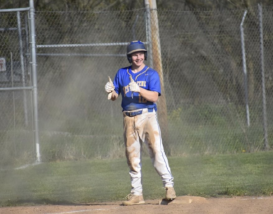 WGAthleticsPA's tweet image. Baseball, all smiles after clinching the section title outright tonight in their 11-5 win vs GCC. This is the school’s FIRST ever baseball section title! The boys are back in action tmr at GCC to close out section play! ⚾️👏🏻@AthleticsGreene @greenesports