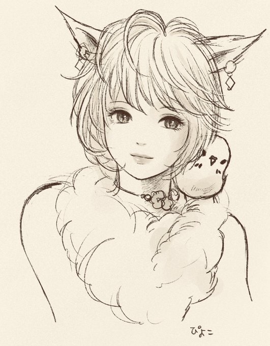 自キャラミコッテちゃんらくがき🐱
セイントウイングむつかしぃ!
セキセイインコのミニオンほしいな。
#FF14 