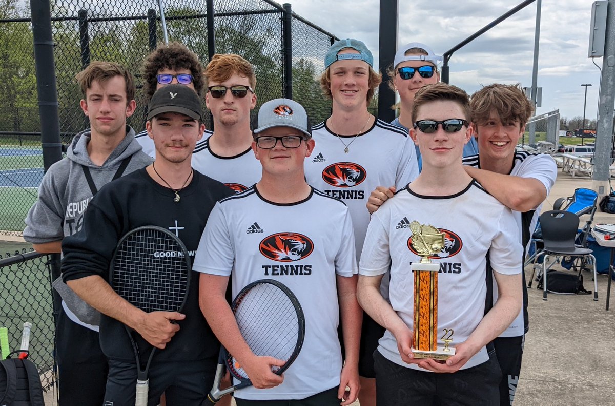Tennis Team Ties for 2nd at Republic Invitational | The Tiger tennis team tied for second at the Republic Invitational. Details on our website now! republictigersports.com/2022/05/tennis…