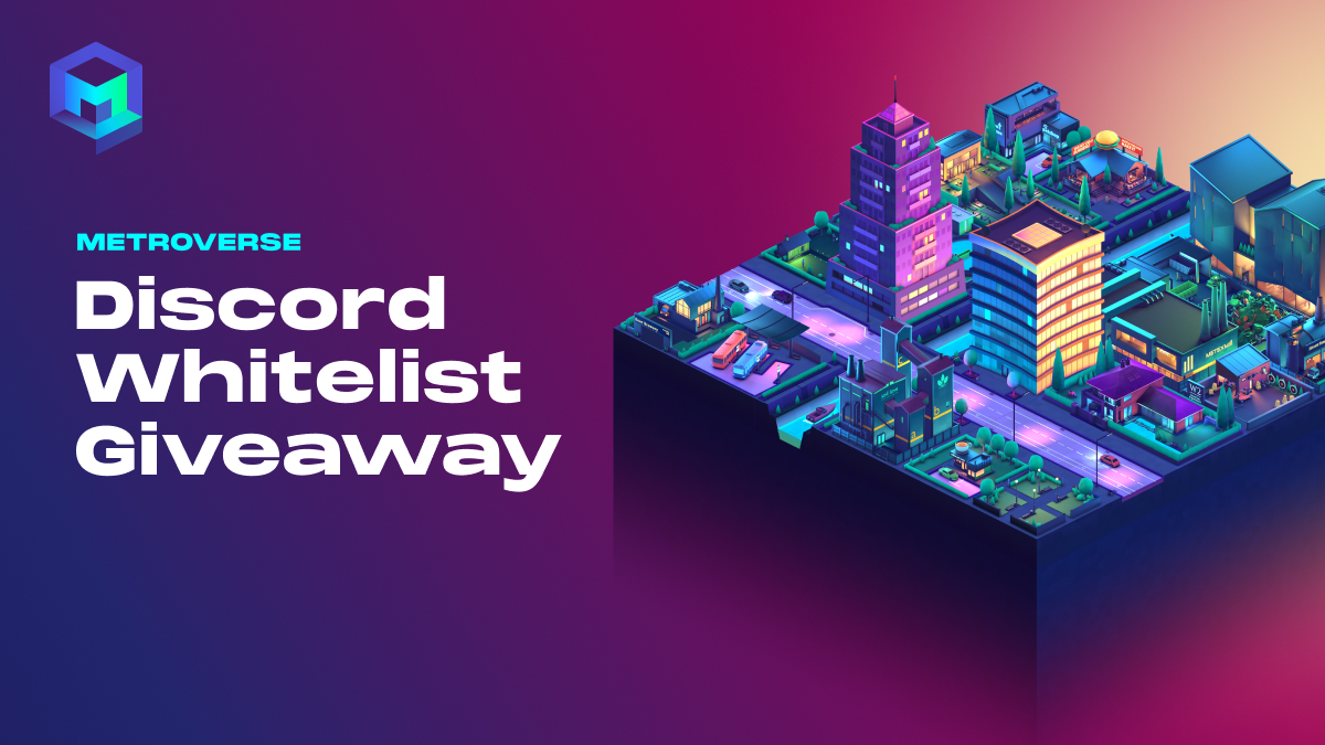 🔥 Metroverse Whitelist Giveaway 🔥

To celebrate the Mini Block mint on May 10th, we'll be giving away whitelist spots on our discord server over the next week! 🎫

Join us on discord and verify yourself to be eligible for the whitelist: discord.gg/metroverse 🚀

#Metroverse