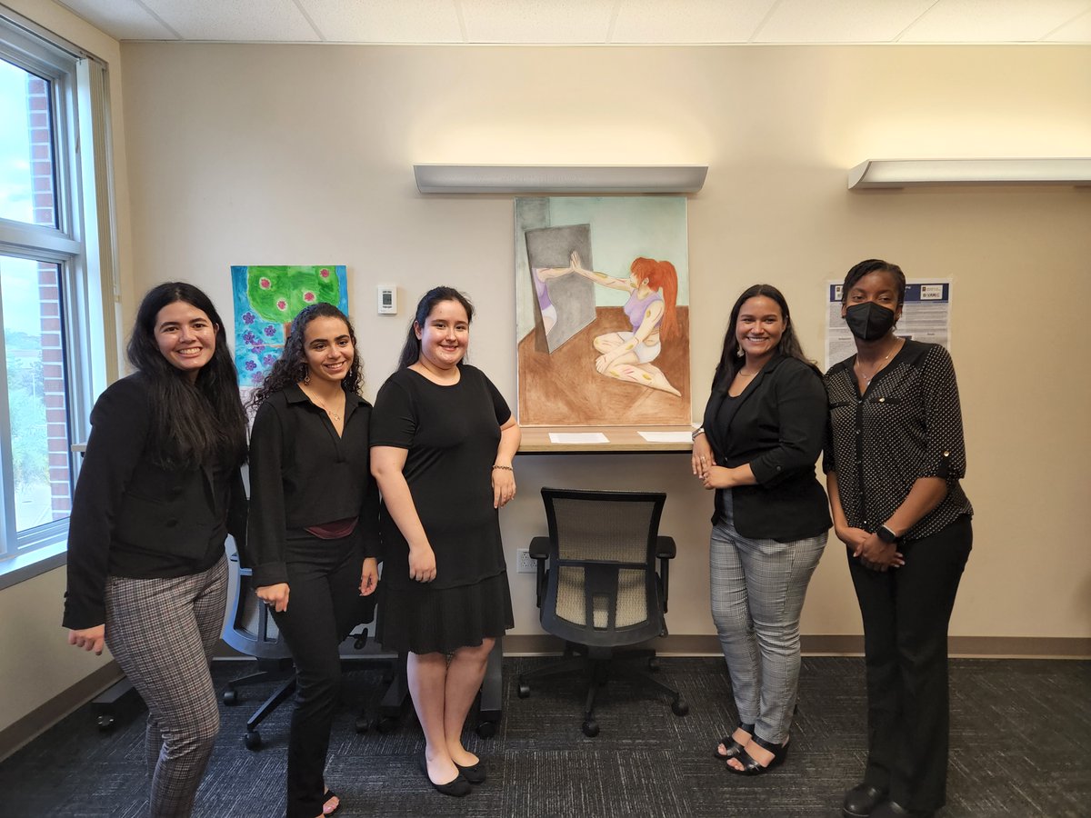 Ending the semester with an amazing research poster and art session with <a href="/UCF/">UCF</a> undergraduate students in <a href="/DrBackes/">Dr. Bethany Backes</a> <a href="/julieolomi/">Julie Olomi</a> <a href="/KarinaMP99/">Karina Powell</a> Directed Research Class on domestic violence 1/4