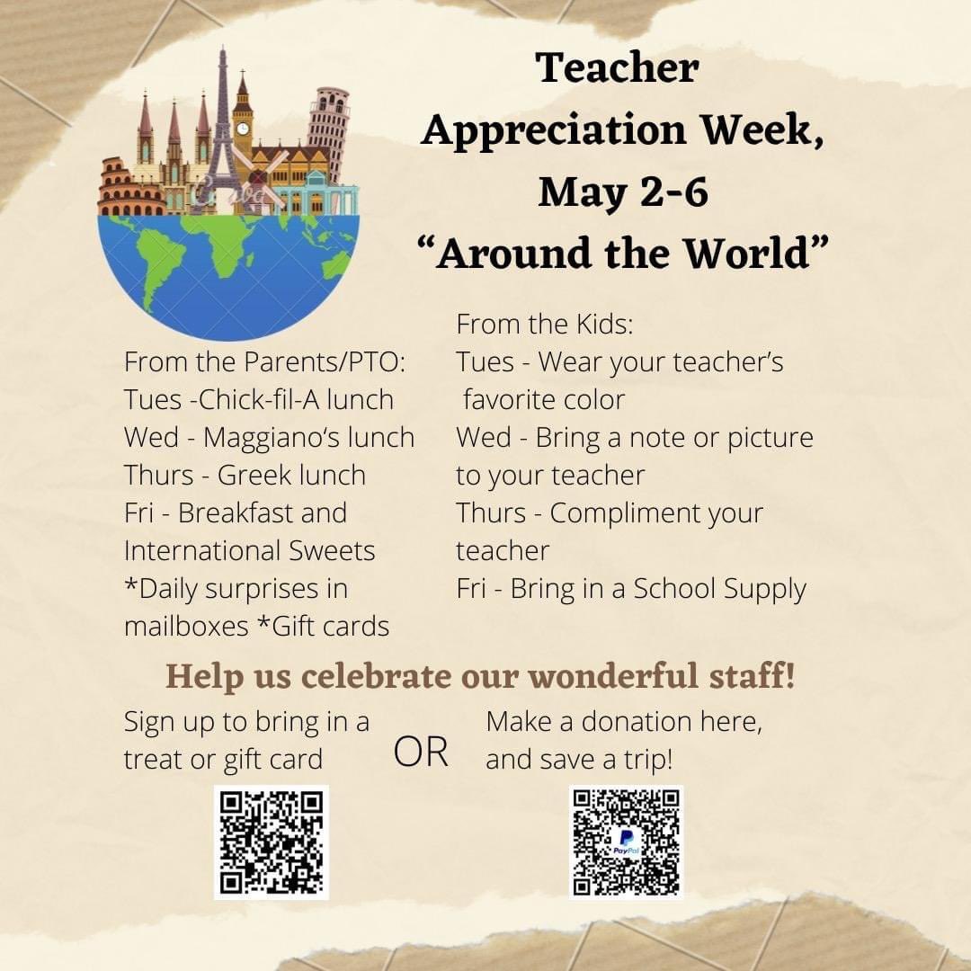 💙🐻💚We are so excited to be celebrating the amazing RHES teachers &amp; staff during Staff Appreciation Week!