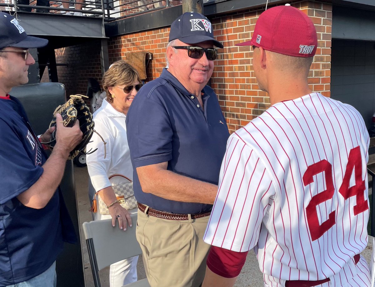 Thank you to <a href="/KWPlastics/">KW Plastics</a> for their support of <a href="/TroyAthletics/">Troy Athletics</a> and for sponsoring Friday night's <a href="/TroyTrojansBSB/">Troy Baseball ⚔️</a> game against GA State. #OneTROY⚔️