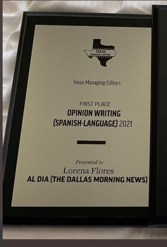 loreeflores's tweet photo. Con esta columna en honor a Vicente Fernández, obtuve el primer lugar en la categoría de Opinión de los #txame https://t.co/GUtVv7jaOs #morelatinosinnews https://t.co/X5B6ubdEnQ