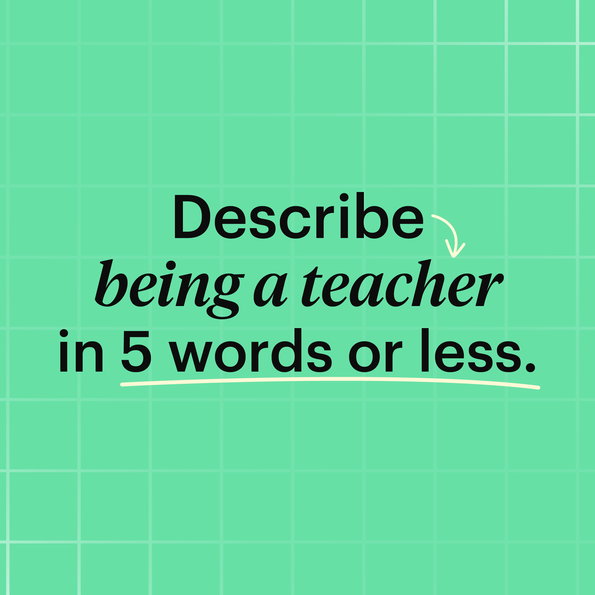 TPT_Official's tweet photo. Describe being a teacher in 5 words or less ⬇️ https://t.co/rmLBXt8Ax1
