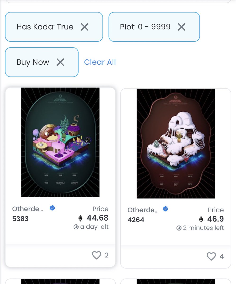 hypnotizedApe's tweet image. 44 eth is the floor for bayc lands with kodas