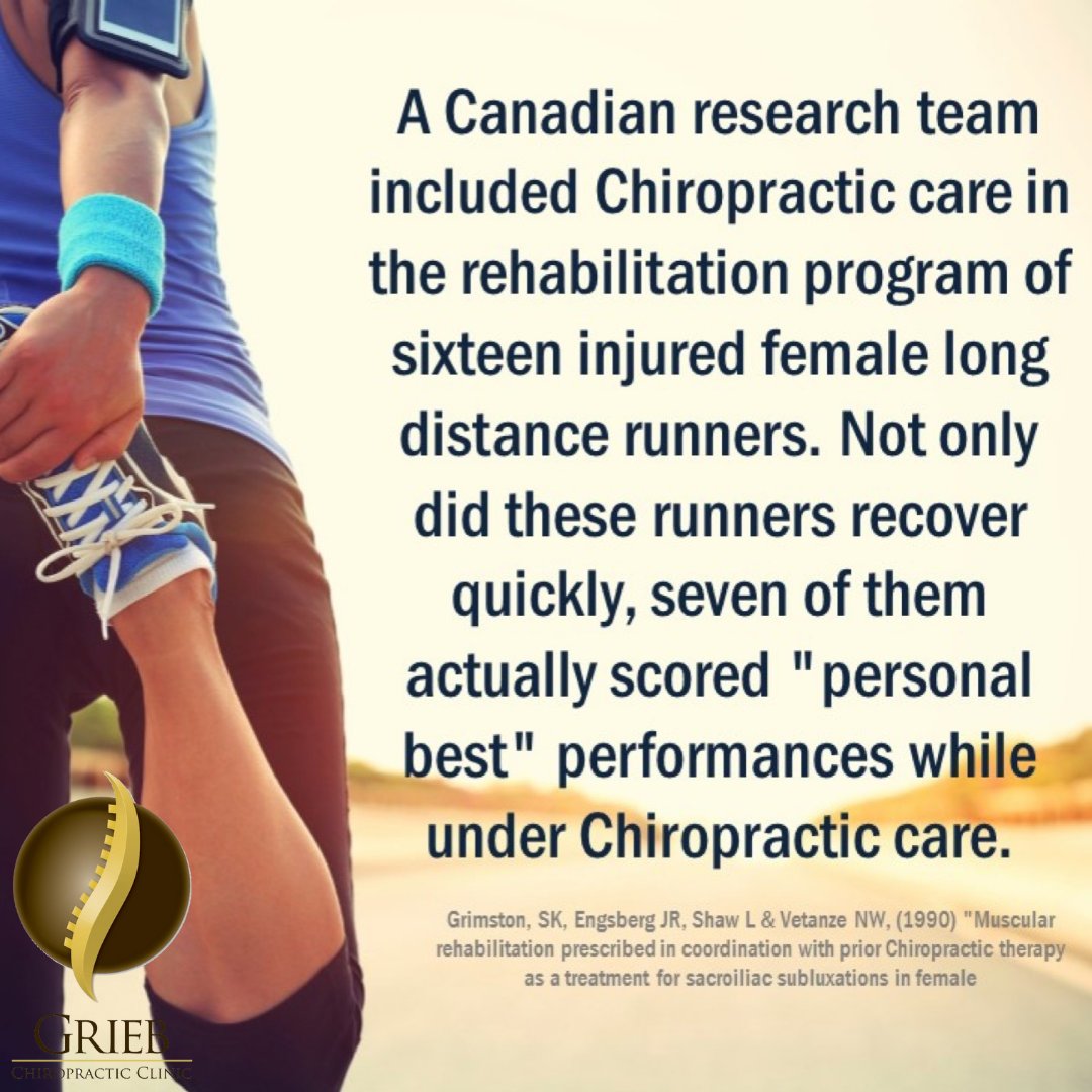GriebChiro's tweet photo. Did you know chiropractic care helps sustain long distance running? #GriebChiropracticClinic #Running #LongDistanceRunning #Marathon #HalfMarathon #ChiropracticCare #Adjusments #WexfordChiro https://t.co/yFxT3FgLgS