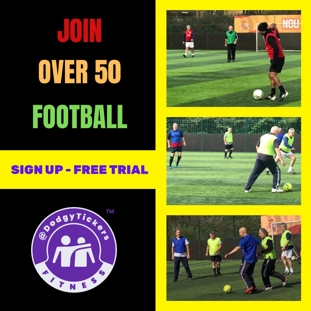 DodgyTickers's tweet photo. Adapted #Football for 50-75 y/olds👨🏼‍🦳👵🏼 Have a FREE go.
Interested? Register here 👉 https://t.co/3F2zi2KkA8 #Over50 #Over60 #Over70 #CVD #London #Essex #NHS #Health #Wellbeing #Project84 #CaringUnited #PleaseAsk #DontBottleItUp #ULEZ @deliver_success @theCALMzone @UBHarrowRadio https://t.co/xm2ofvOIvI