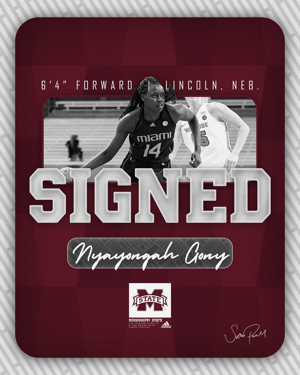 𝙄𝙩'𝙨 𝙊𝙛𝙛𝙞𝙘𝙞𝙖𝙡, 𝙒𝙚 𝙂𝙤𝙩 𝘽𝙚𝙩𝙩𝙚𝙧 𝙏𝙤𝙙𝙖𝙮 ✍️

Join us in welcoming Nyayongah Gony to our Bulldog Family‼️

📰 » hailst.at/3vBGTCq

#HailState🐶 | @nyayongahg