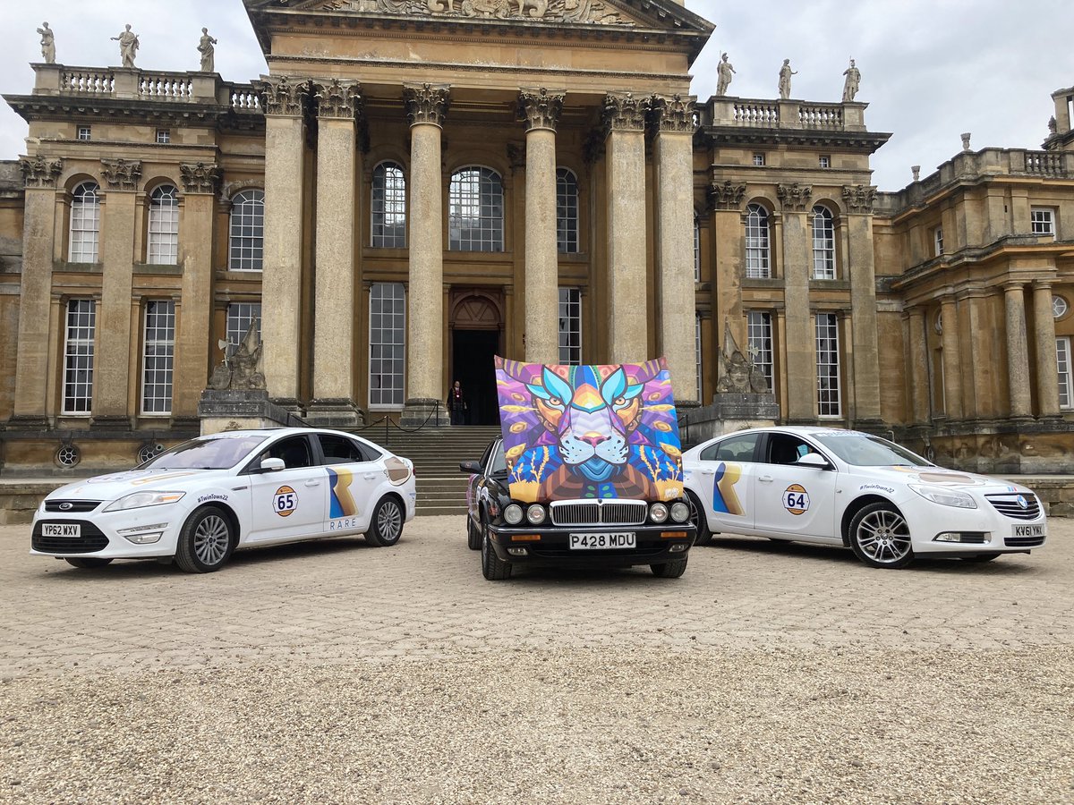 Final day of the <a href="/TwinTown20/">TwinTown20+2</a> challenge! 

The <a href="/RareLtd/">Rare Ltd.</a> crew made it back to Blenheim palace in time for tea and a cheeky photoshoot with our friends <a href="/WeArePlayground/">Playground Games</a> 😉🚙

So far we’ve raised over an incredible £13k for <a href="/SpecialEffect/">SpecialEffect</a> - Huge thank you to everyone who donated! ❤️
