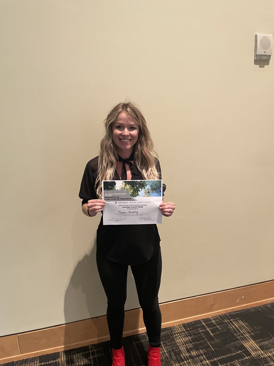 Immunoengineering Lab (@wilsonlabvu) on Twitter photo Congrats to <a href="/WilsonLabVU/">Immunoengineering Lab</a> <a href="/VandyBME/">Vanderbilt BME</a> graduate student @tay_sheehy on her 2nd place poster award at the @VUMC_Cancer annual retreat!! Congrats to <a href="/WilsonLabVU/">Immunoengineering Lab</a> <a href="/VandyBME/">Vanderbilt BME</a> graduate student @tay_sheehy on her 2nd place poster award at the @VUMC_Cancer annual retreat!!