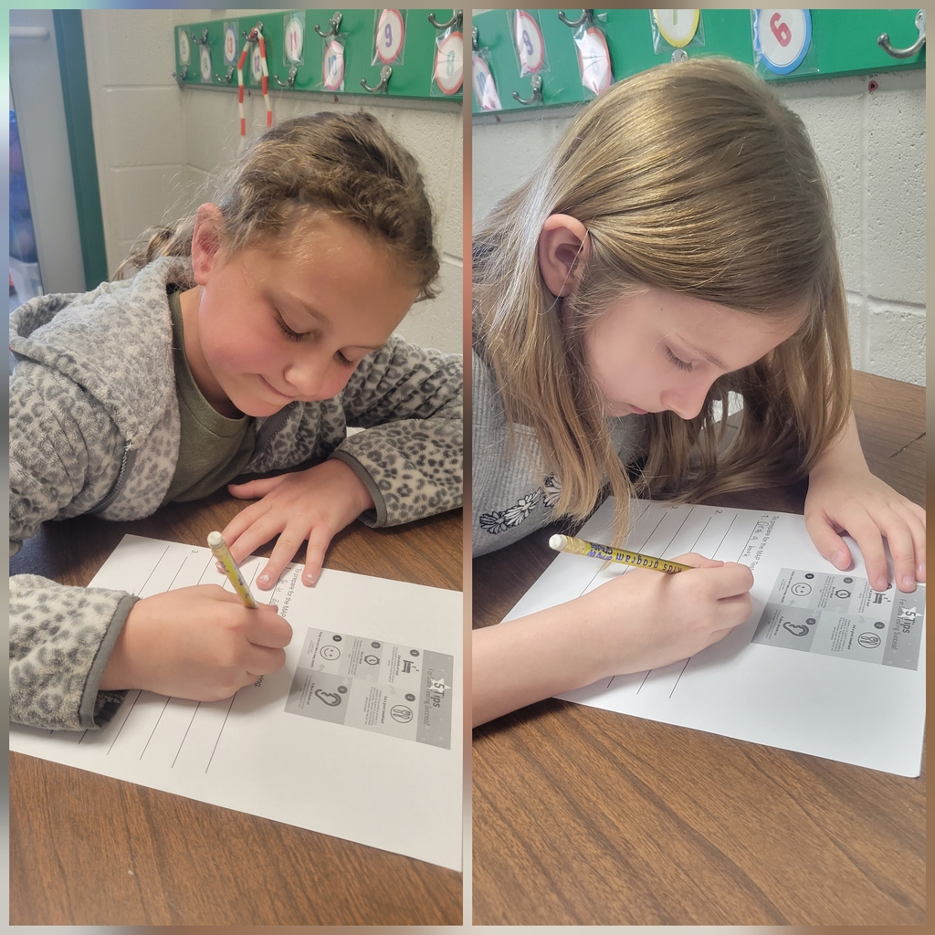 Third and fourth graders met with Mrs. Tollison to discuss the MAP test, which begins tomorrow. Students set goals, talked about steps they can take to meet their goals, and the celebration they have planned when they finish the MAP test.  #mvnation