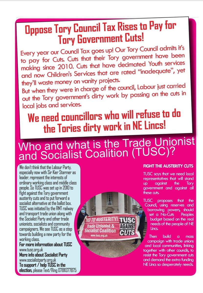 LukeBelecco's tweet photo. If you vote for pro capitalist establishment parties, then don't expect anything different. 

Alternatively, on May 5th #VoteTUSC and help build a new party that will truly represent the working class.
#LocalElections2022 https://t.co/kTguDSbZZi
