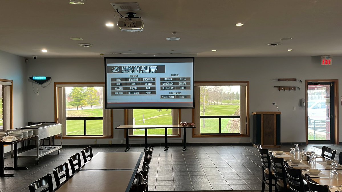Go Leafs Go!  <a href="/PikeLakeGolf/">Pike Lake Golf Ctr.</a>  clubhouse is ready.