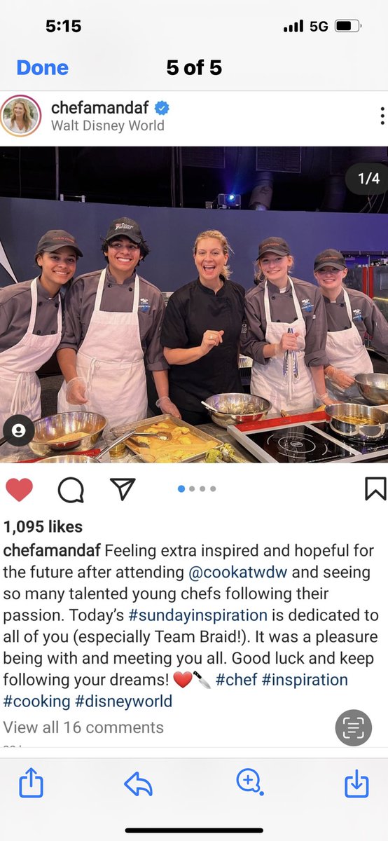 PatriotCulinary's tweet photo. Beyond amazing to get the opportunity to meet and cook for the incredibly talented @amandafreitag ! Our Patriot students (4 in this picture) and all students involved in this magical weekend are so thankful for your insight and encouragement! @THEPatriotHS @PatriotPioneers https://t.co/SpCjDastFA