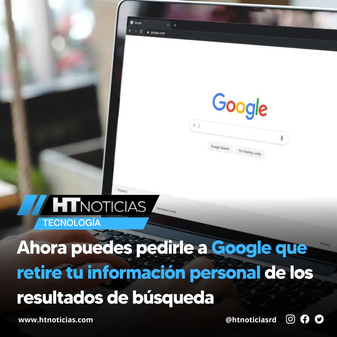 htnoticiasdo's tweet photo. 💻| #HTtecnologia | Ahora puedes pedirle a Google que retire tu información personal de los resultados de búsqueda
Más Información ▶️ https://t.co/qh6m7smXyR
#htnoticiasrd #Google #MichelleChang #TelTech https://t.co/AXwkjKLNRP