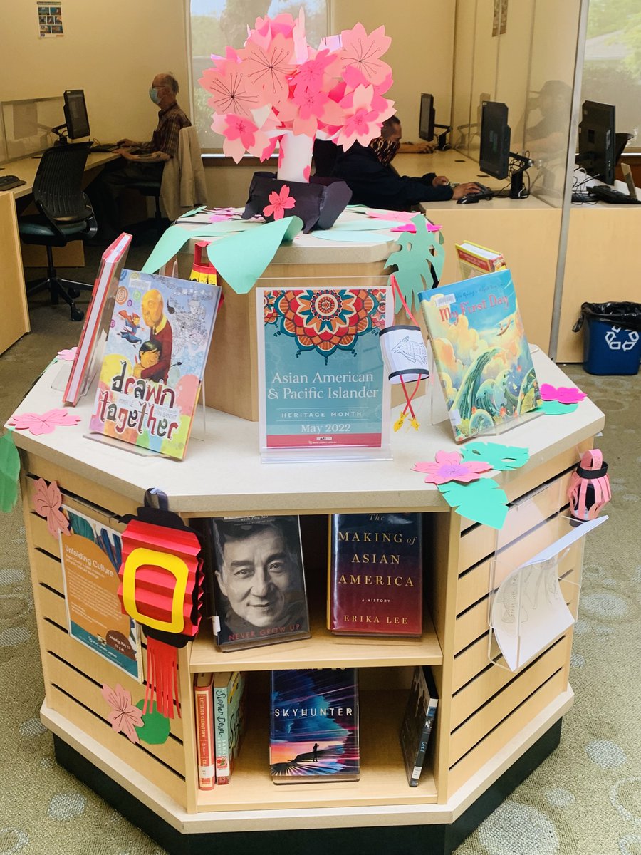 Napa_Library's tweet photo. It's Asian American and Pacific Islander Heritage Month! Stop by the American Canyon or Napa Libraries to see displays full of books written by AAPI authors.
#NapaCountyLibrary #Libraries #AAPI #AsianAmerican #PacificIslander #History #Heritage https://t.co/sxeVFHFAn7