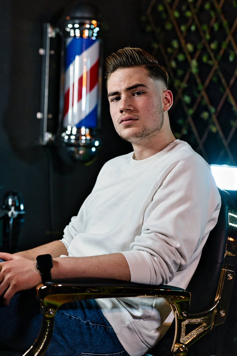 pompadour! 
#Barbero #Barcelona #hairstyle