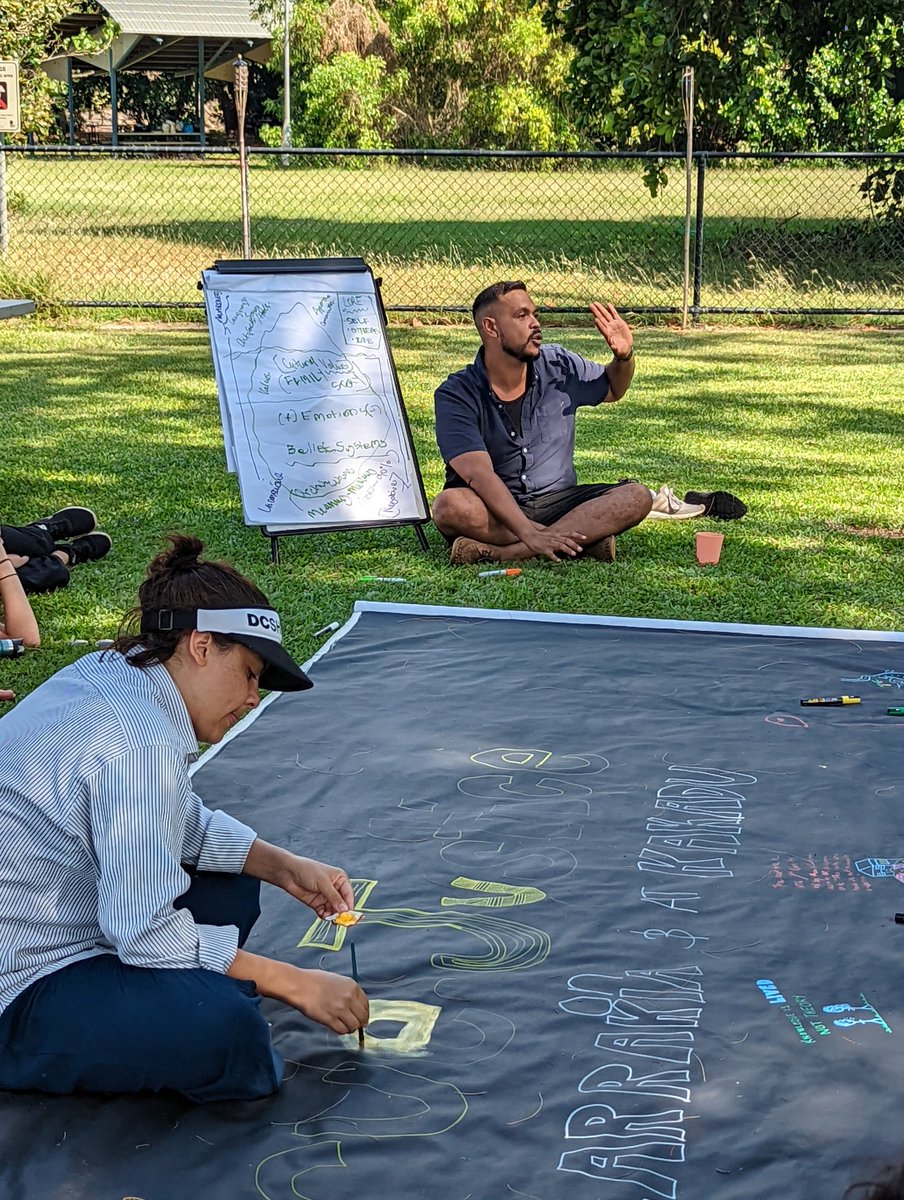 Day 2 of a True Justice Deep Listening course for <a href="/NAAJA_NT/">NAAJA</a> civil legal team. Our classrooms are outside as we learn and share on country.