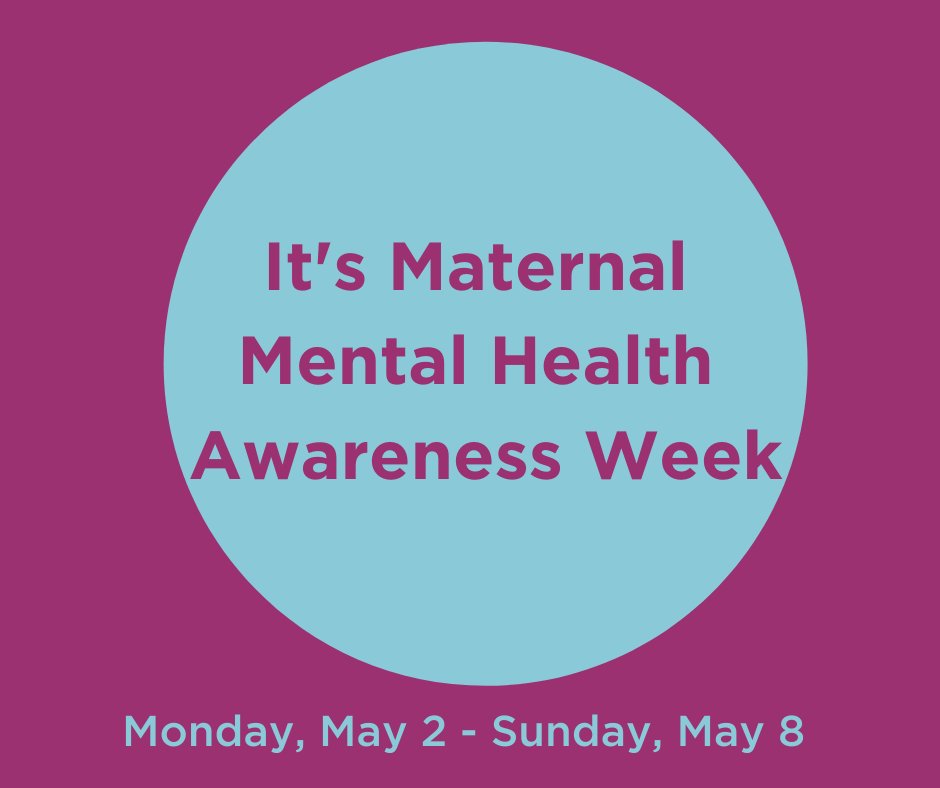 LamazeAdvocates's tweet photo. May 2-8 is #MaternalMentalHealth Awareness Week! Join @thebluedotprj in raising awareness about #MMH and #MaternalSubstanceUse to combat stigma and promote healthy ways to cope with stress. #MMHWeek2022 #MakingOverMotherhood https://t.co/pDbuF7hnO0
