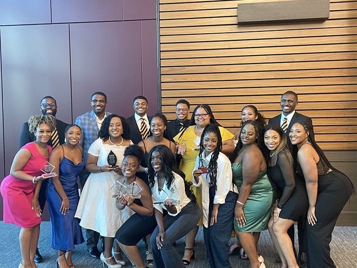 Over the weekend we had the joy of attending the Fraternity and Sorority Life Awards Banquet; where we were presented with an award for “Excellence in Serving the Community.”As stated in our mission statement, we will continue to provide service and advocacy within our community!