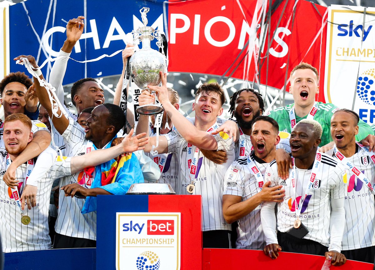CHAMPIONS! <a href="/FulhamFC/">Fulham Football Club</a> 🏆🔥