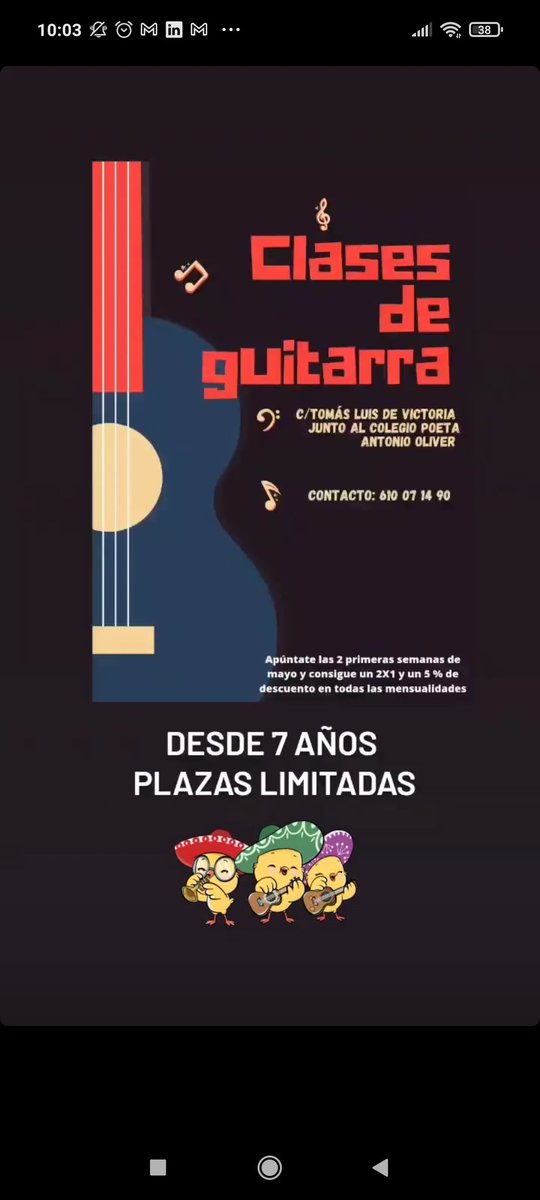 cazmar_im's tweet photo. Las clases son para adultos y niños.
Si queréis más información, MD ✉️✉️ https://t.co/qeT3fAxHFh