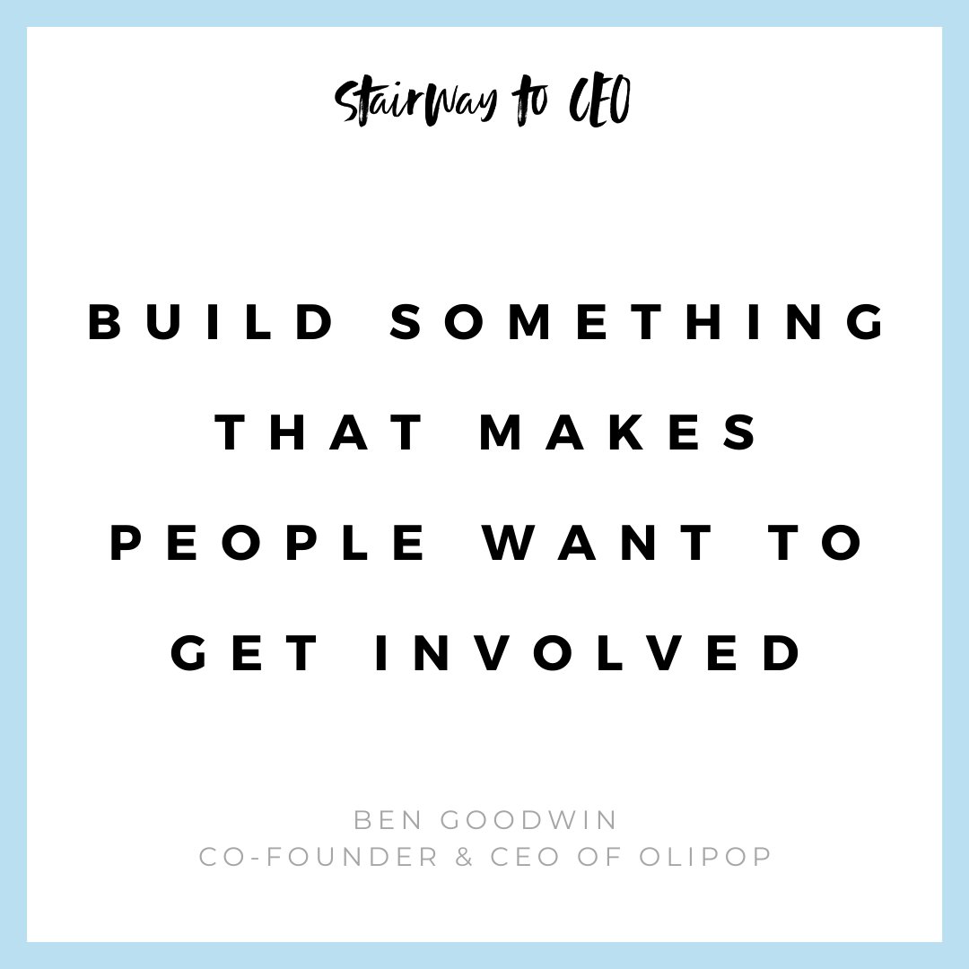 Tomorrow we hear from Ben Goodwin, Co-Founder &amp; CEO of Olipop!
Subscribe now → stairwaytoceo.com/episodes 

Tune in to hear about his love for personality tests, what a recent brain scan told him, and the importance of staying true to yourself!💥

#StairwaytoCEO #BusinessPodcast