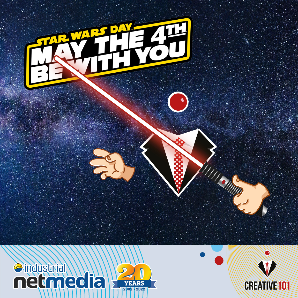 INMCA's tweet photo. Happy #StarWarsDay 🤣
"You are unwise to lower your defenses!"
– Darth Vader

#LeducBusiness #GraphicDesignLeduc #WebsiteDesignLeduc #MarketingLeduc #SocialMediaMarketing #LogoDesignLeduc https://t.co/EgeYF8mzU9