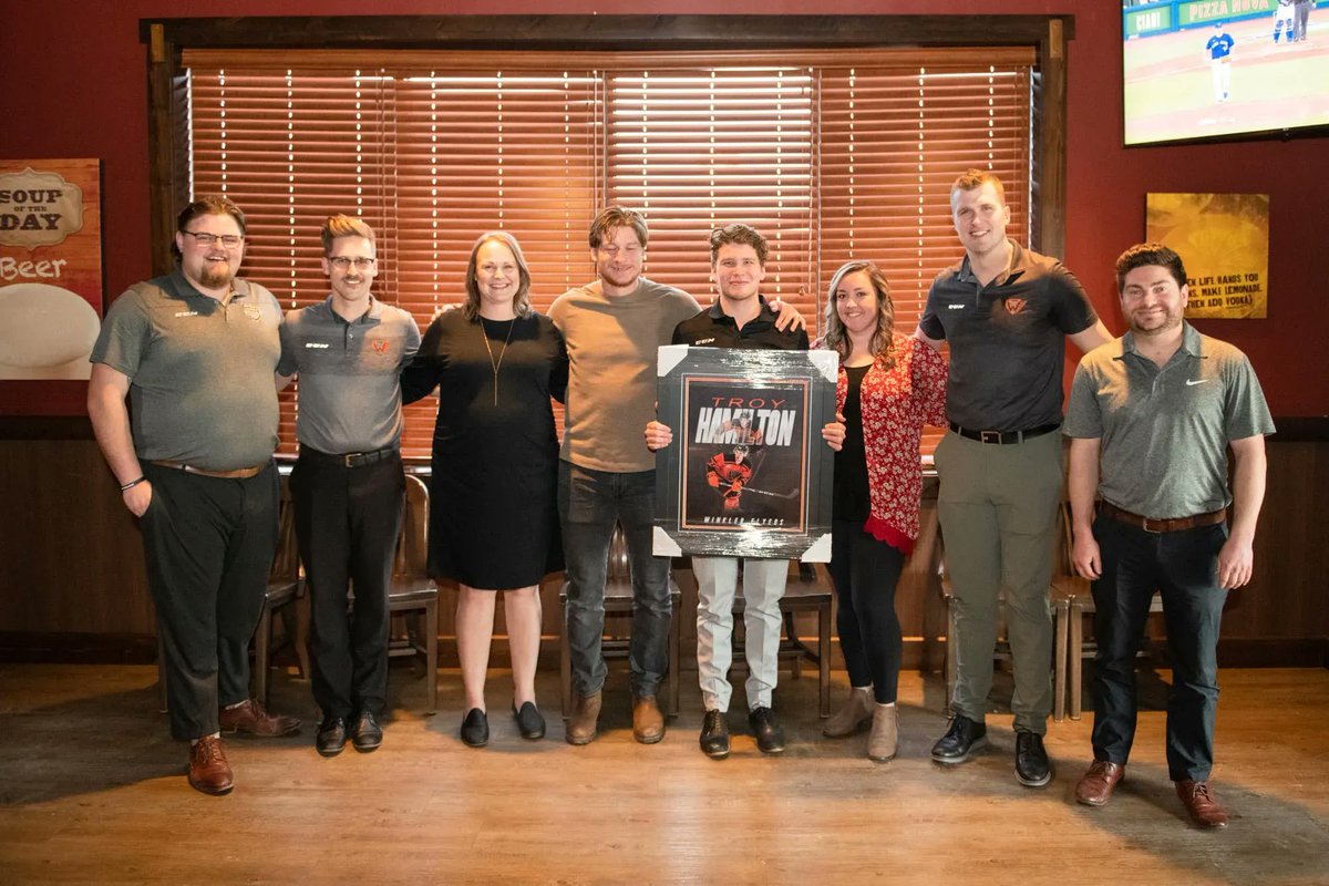 Meet Graduating Flyer Troy Hamilton! From Brandon Manitoba, Troy played 88 JR games with the Estevan Bruins, Wayway Wolverines, Weyburn Red Wings and YOUR Flyers! Troy scored 41 G and 34 A for 75 points! Congrats on a successful career Hammy, we’re glad we got to watch you play!