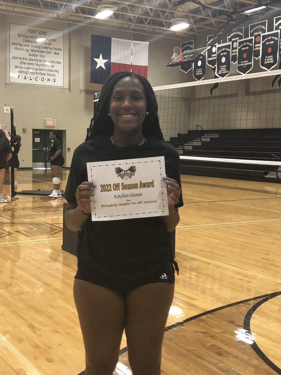 Foster Volleyball (@foster_vball) on Twitter photo Shout out to Kaylie Guess on being voted off seasonâs end of year Light Hearted player! Great job Kaylie, we love you! â¤ď¸ <a href="/FosterHSNews/">Foster High School</a> <a href="/kaylieamaya06/">Kaylie Guess</a> Shout out to Kaylie Guess on being voted off seasonâs end of year Light Hearted player! Great job Kaylie, we love you! â¤ď¸ <a href="/FosterHSNews/">Foster High School</a> <a href="/kaylieamaya06/">Kaylie Guess</a>