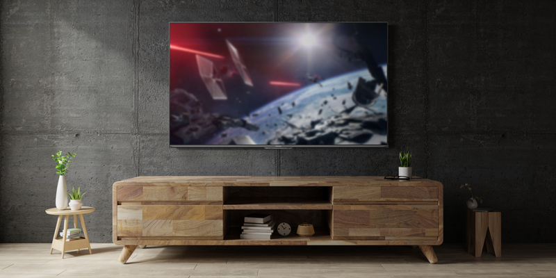 HisenseCA's tweet image. Space battles look even more epic in #HisenseQLED. So do Porgs. Get your #StarWars fix on #DisneyPlus. Happy #StarWarsDay. #MayThe4thBeWithYou