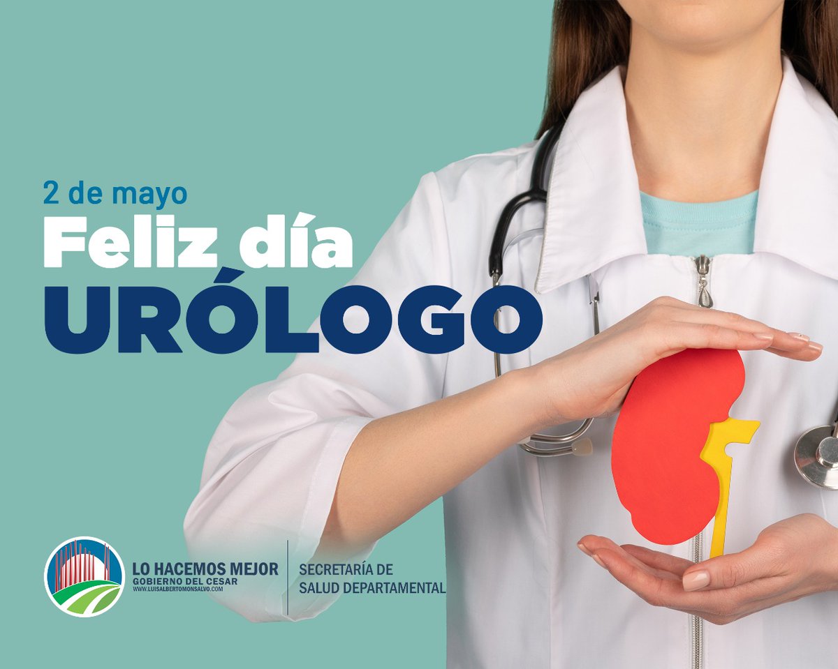 2 de mayo • Día del Urólogo 🩺

Recordamos la importancia de la visita al especialista 👨🏻‍⚕️ en urología.

📌 Para prevenir y/o tratar las enfermedades de próstata.
📌 Para detectar a tiempo el aumento de tamaño de la próstata.