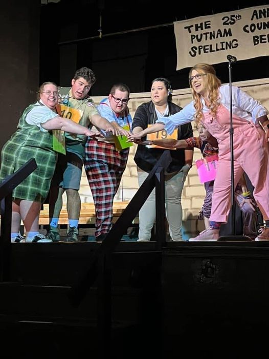 PerformingOhio's tweet image. One more weekend to see 25th Annual Putnam County Spelling Bee. Hilarious musical w/naughty humor. Friday at 7; Saturday at 6; Sunday at 3. Tickets $12. EventBrite.com, at Bookology, and at the door an hour before curtain. CPAC 642 Wheeling Ave., Cambridge