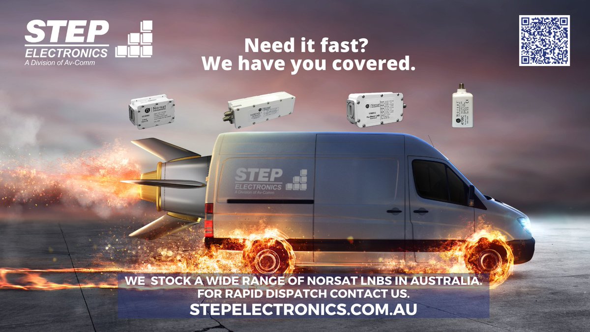 STEPElectronics's tweet photo. We are pleased to stock @Norsat range of Ku Band LNBs in Australia. For rapid dispatch contact us https://t.co/ByhoIulBzd #satcoms #Norsat #LNBs https://t.co/SArXSPs5dq