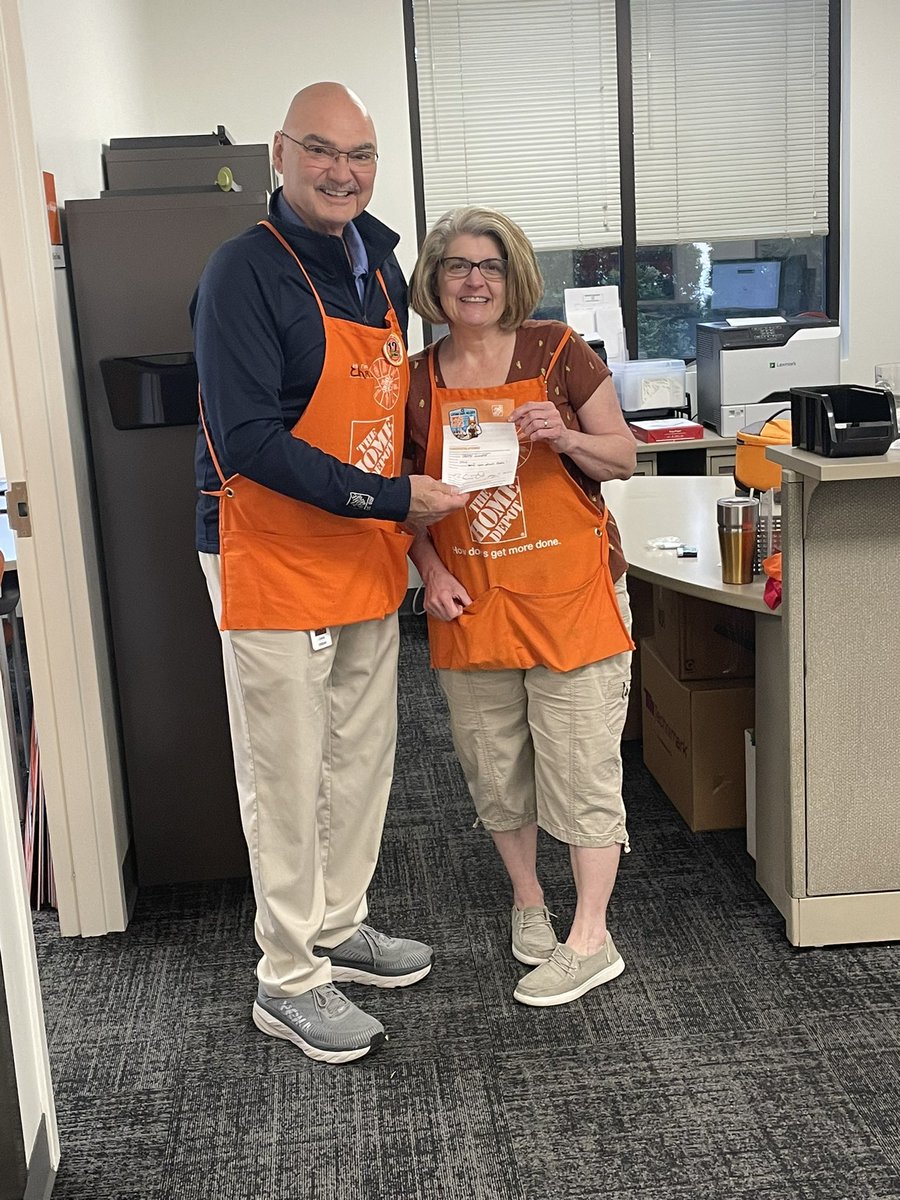 Our very own admin Betty being recognized by Chris for taking care of our people! Thank you for all you do Betty!