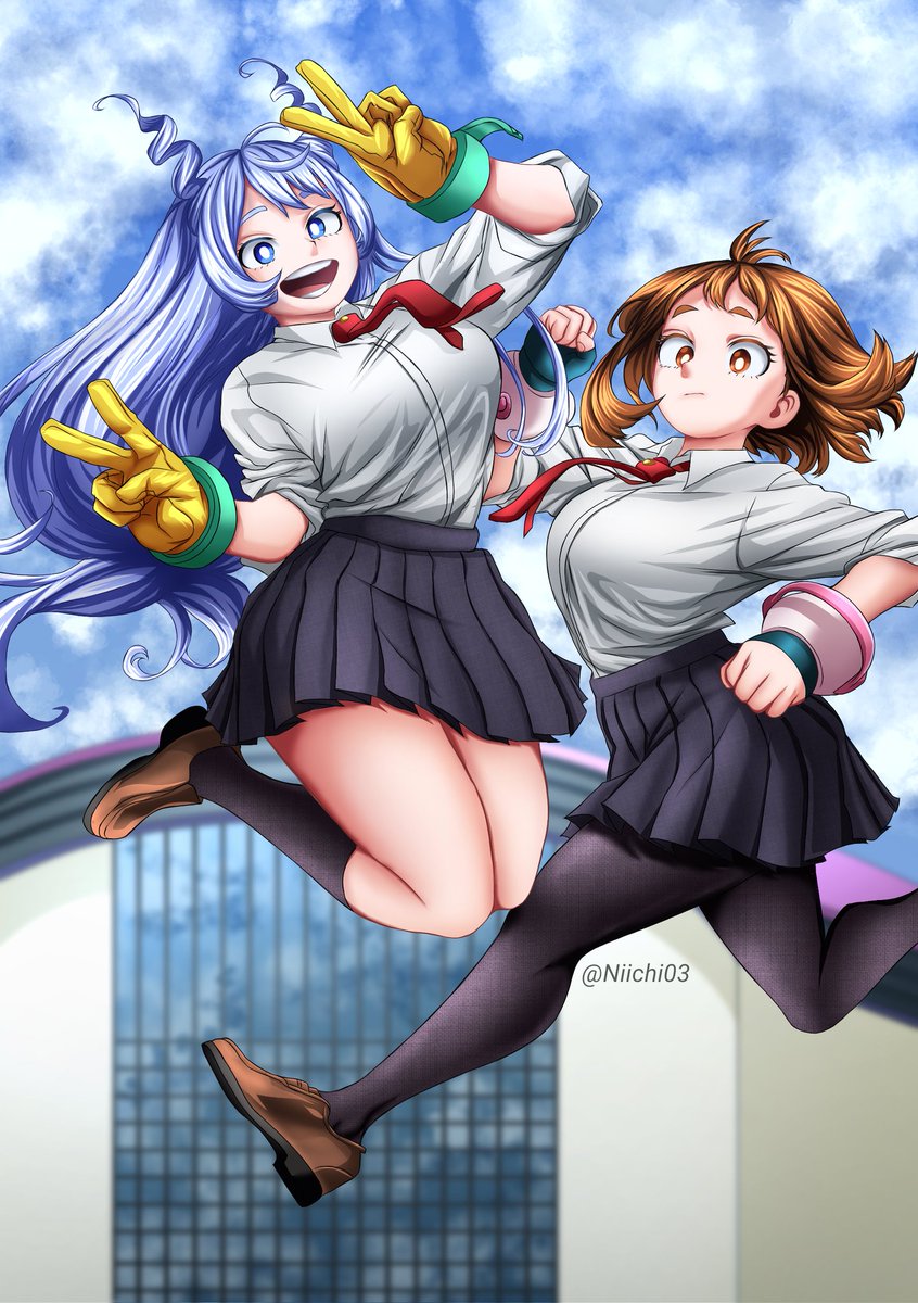 Niichi03's tweet photo. Buenas, aquí ta

Arte.— Kohei Horikoshi
Color.— Niichi 

#bnhaspoilers #bnha352 #BokuNoHeroAcademia #MyHeroAcademia #ochako #NejireHado #mhaspoilers https://t.co/p99g1N7qqf