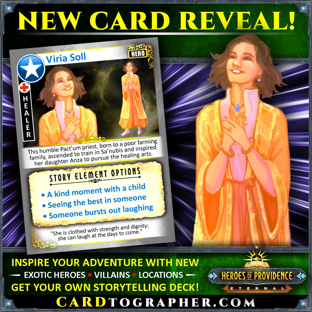 HeroesEternal's tweet photo. Wish someone would believe in you? π
Adventure! Laughter! Stories! βοΈ Get yours now at https://t.co/Ljy9mwYj4h
#NewCardGame #CardGame #dnd #fantasy #rpg #ttrpg #gamenight #pathfinder #familynight #FamilyFun #BusyMom #BusyDad #BusyParent #FamilyGameNight #fantasyArt https://t.co/aGT3oUxvRG