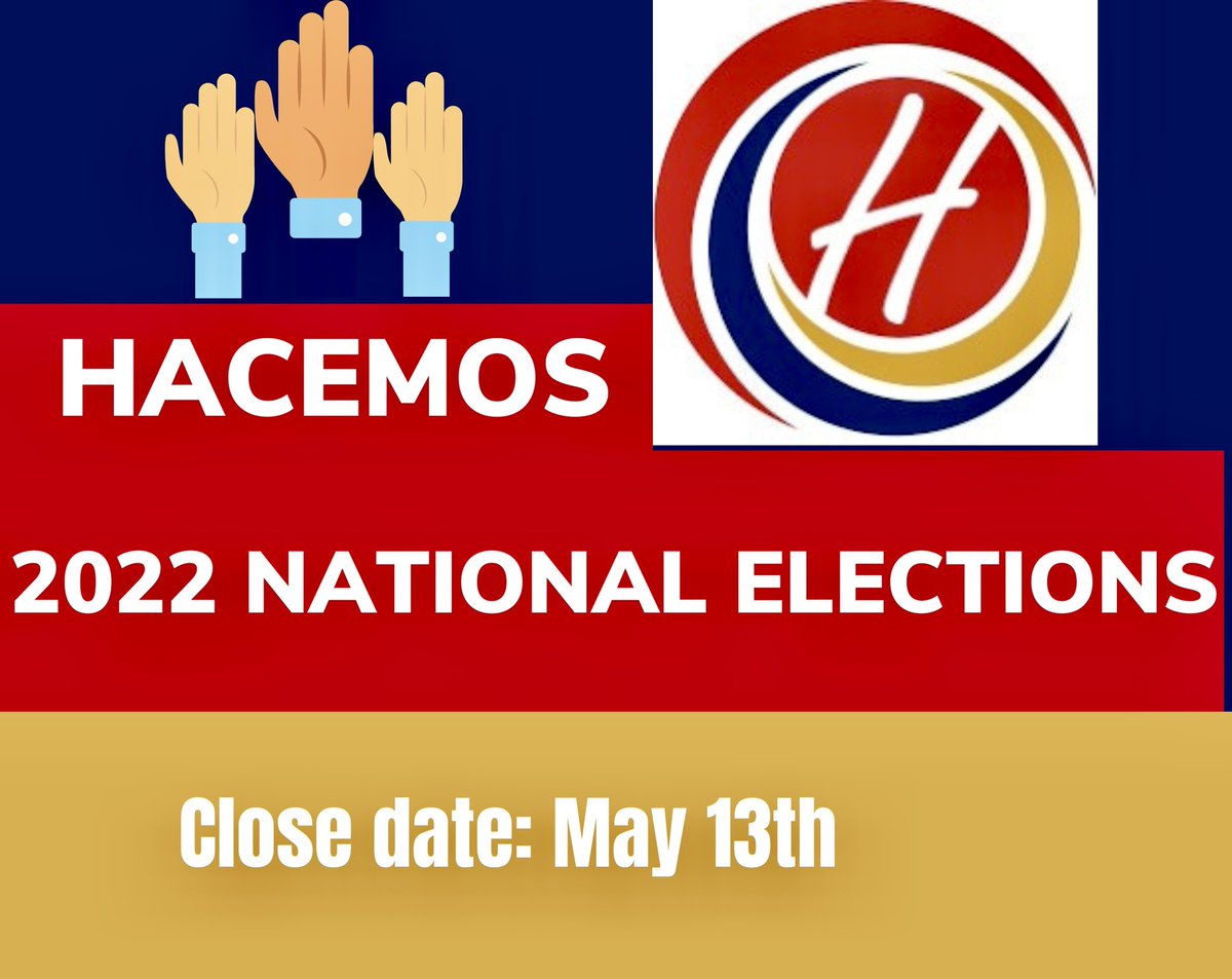 HACEMOSNTX's tweet photo. Attention 🔊🗳
2022 HACEMOS NATIONAL ELECTIONS are here! 
Deadline to nominate yourself or other members is May 13th. 

Additional details along with the site link to complete your nomination form is in your email. 

#hacemos #juntoshacemosmas #elections #national #board https://t.co/DkaSDXkijv