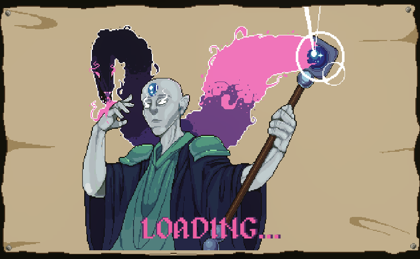 New splash art for our loading screens!
#Gamedev #indie #unity #2d #pixelart #indiegame #steam #itch