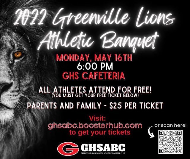 Tickets must be purchased online - no tickets will be sold at the door.