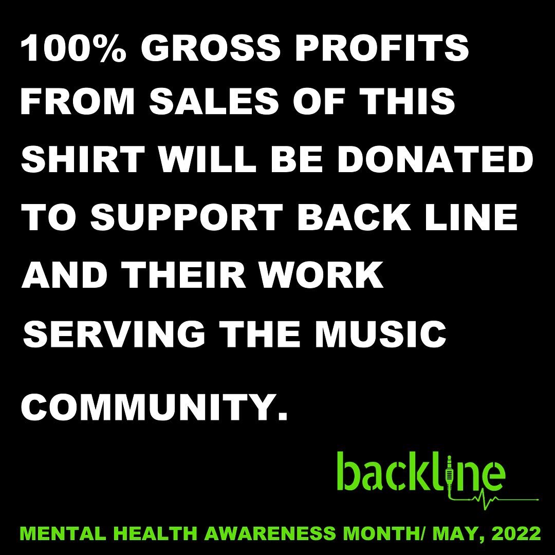 themerc_tulsa's tweet photo. Doing a presale for #MentalHealthAwarenessMonth to raise money for @backline_care cause #music matters but not as much as the people that make it. Details on our website. Pass it on, if you wanna. Thanks in advance! https://t.co/9jDUAKNC5H